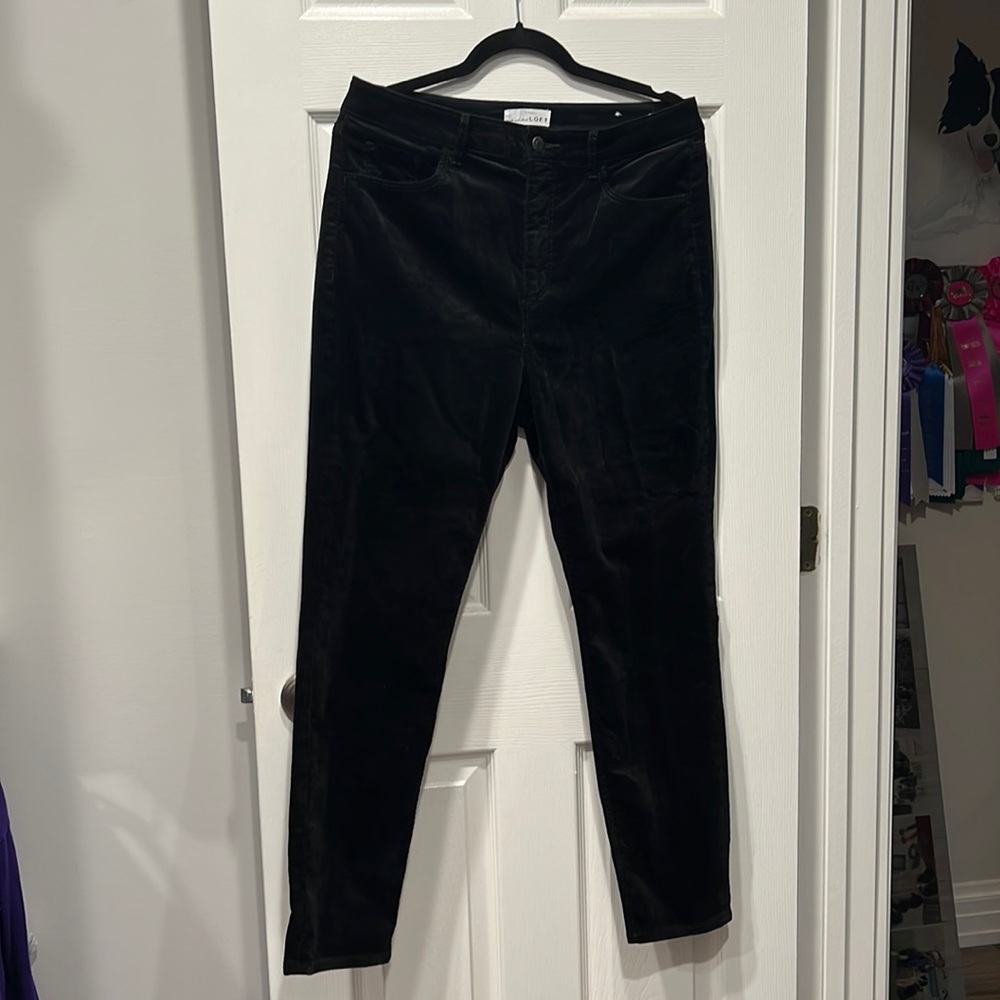Gorgeous velvet-like Loft pant size 12